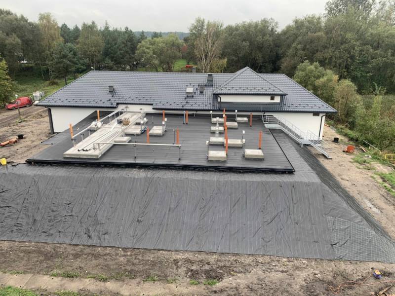 Zdjęcie: Wizualizacja nowej części oczyszczalni ścieków / w ...