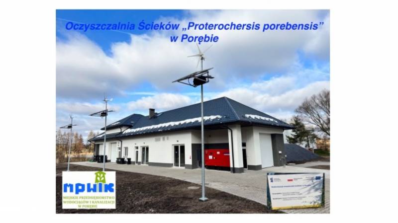 Zdjęcie: Modernizacja oczyszczalni ścieków w Porębie