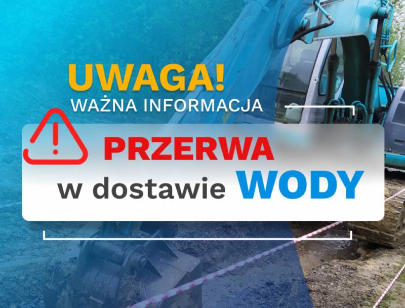 Zdjęcie: MOŻLIWA PRZERWA W DOSTAWIE WODY
